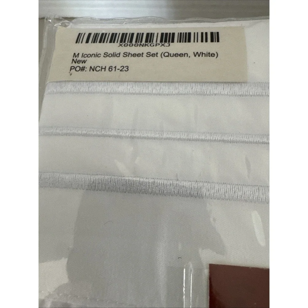 Mellanni White Queen Sheet Set 4 Pc - 2 Pillowcases 1+1 Iconic Collection New